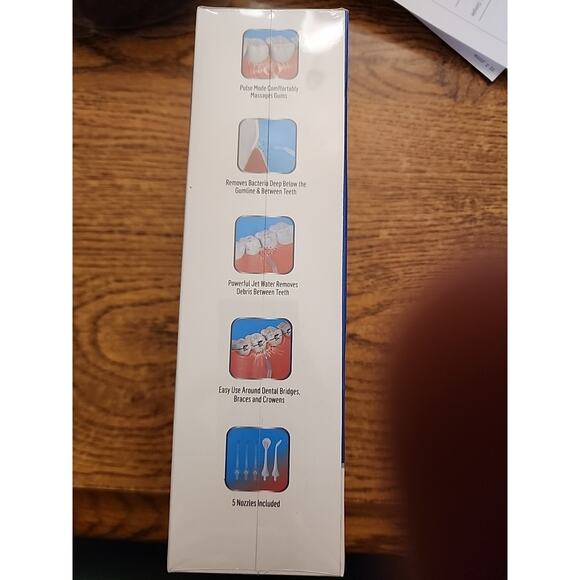 Oralfree Water Flosser Smart Oral Irrigator 4 Mode Cordless 5 Nozzles NIB SEALED - Picture 2 of 4